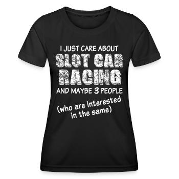 Slot Racing Slot Car - T-shirt sport Femme - noir - Devant - AI Model Female 172 light (172cm)