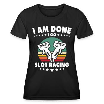 Slot Racing Slot Car - T-shirt sport Femme - noir - Devant - AI Model Female 172 light (172cm)