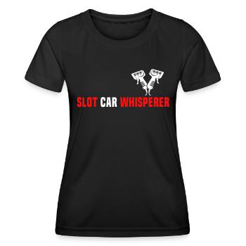 Slot Car Racing Slot Race - Frauen Funktions-T-Shirt - Schwarz - Vorne - AI Model Female 172 light (172cm)