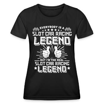 Slot Car Racing Slot Race - T-shirt sport Femme - noir - Devant - AI Model Female 172 light (172cm)