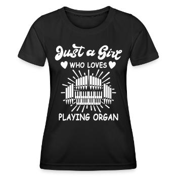Organist Organist Girl - Women's Functional T-Shirt - black - Front - AI Model Female 172 light (172cm)