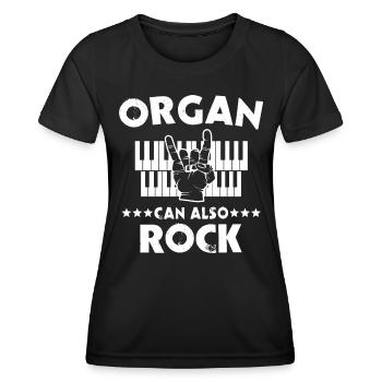 Organ players Organ organists - Women's Functional T-Shirt - black - Front - AI Model Female 172 light (172cm)