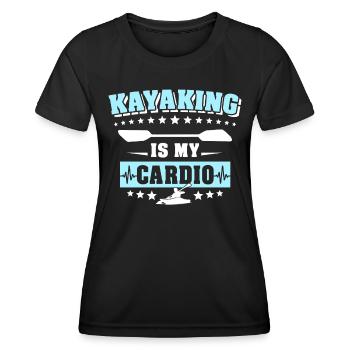 Kayak Kayakiste Kayak - T-shirt sport Femme - noir - Devant - AI Model Female 172 light (172cm)