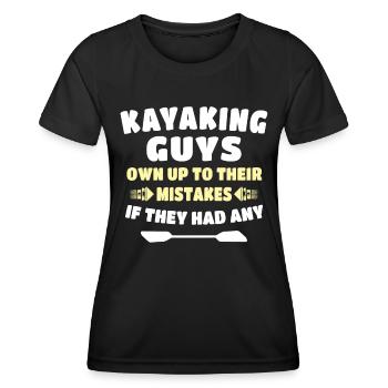 Kayakiste Kayak Kayak - T-shirt sport Femme - noir - Devant - AI Model Female 172 light (172cm)