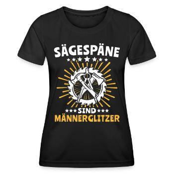 Zimmermann Zimmerleute Zimmerer - Frauen Funktions-T-Shirt - Schwarz - Vorne - AI Model Female 172 light (172cm)