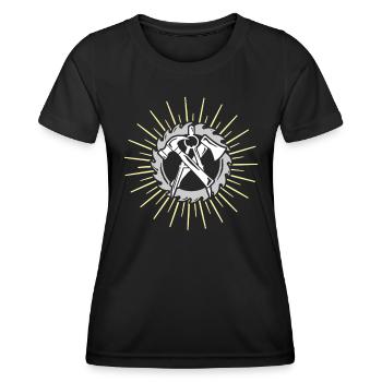 Zimmermann Dictons Charpentier - T-shirt sport Femme - noir - Devant - AI Model Female 172 light (172cm)