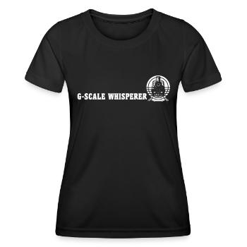 Garteneisenbahn Modellbahn Spur G - Frauen Funktions-T-Shirt - Schwarz - Vorne - AI Model Female 172 light (172cm)