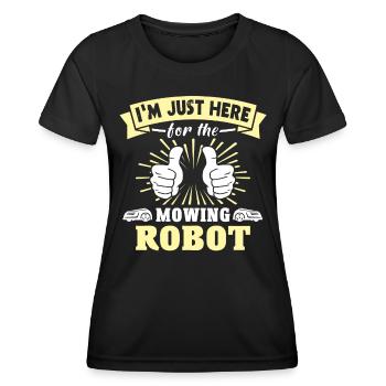 Tondeuse robot Robot tondeuse - T-shirt sport Femme - noir - Devant - AI Model Female 172 light (172cm)