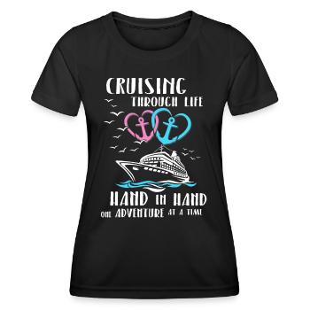 Cruise Partner - Women's Functional T-Shirt - black - Front - AI Model Female 172 light (172cm)