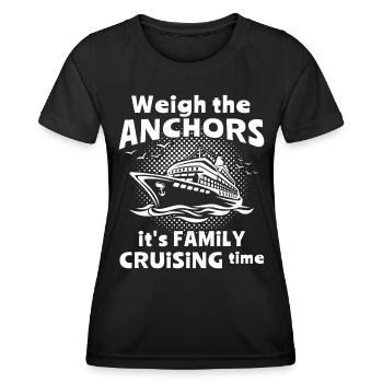 Cruise Cruise Travel Cruise Ship - Women's Functional T-Shirt - black - Front - AI Model Female 172 light (172cm)