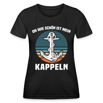 Kappeln Kappelner Spruch - Frauen Funktions-T-Shirt - Schwarz - Vorne - AI Model Female 172 light (172cm)