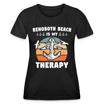 Rehoboth Beach Delaware - Frauen Funktions-T-Shirt - Schwarz - Vorne - AI Model Female 172 light (172cm)