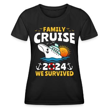 Cruise 2024 Cruisers - Women's Functional T-Shirt - black - Front - AI Model Female 172 light (172cm)