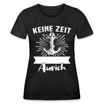 Aurich Sprüche - Frauen Funktions-T-Shirt - Schwarz - Vorne - AI Model Female 172 light (172cm)