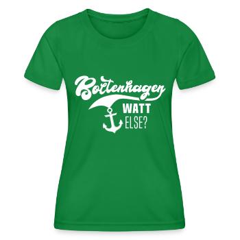 Boltenhagen Proverbs - Women's Functional T-Shirt - kelly green - Front - AI Model Female 172 dark (172cm)