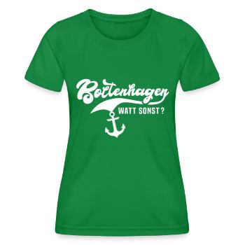 Boltenhagen Proverbs - Women's Functional T-Shirt - kelly green - Front - AI Model Female 172 dark (172cm)