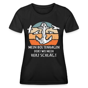 Boltenhagen Sprüche - Frauen Funktions-T-Shirt - Schwarz - Vorne - AI Model Female 172 light (172cm)
