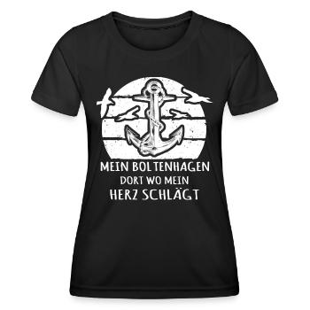 Boltenhagen - Frauen Funktions-T-Shirt - Schwarz - Vorne - AI Model Female 172 light (172cm)