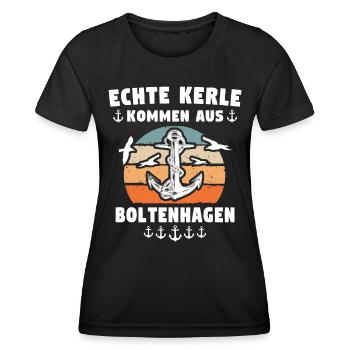 Boltenhagen Boltenhagener - Frauen Funktions-T-Shirt - Schwarz - Vorne - AI Model Female 172 light (172cm)