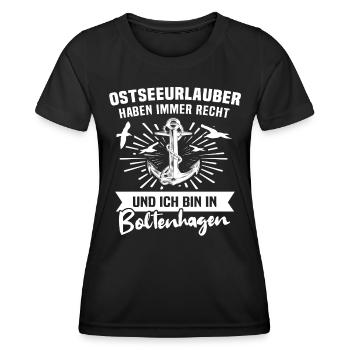 Boltenhagen - Frauen Funktions-T-Shirt - Schwarz - Vorne - AI Model Female 172 light (172cm)