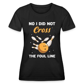 Bowling Player - Frauen Funktions-T-Shirt - Schwarz - Vorne - AI Model Female 172 light (172cm)