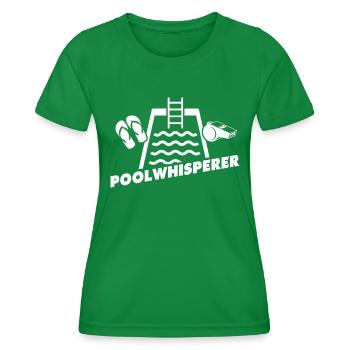 Sauveteur, sauveteur - T-shirt sport Femme - vert - Devant - AI Model Female 172 dark (172cm)