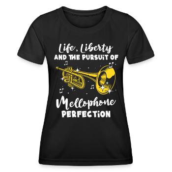 Mellophone - Women's Functional T-Shirt - black - Front - AI Model Female 172 light (172cm)