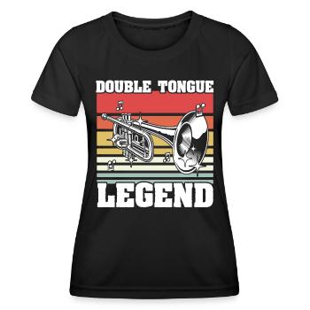Mellophone Musician - Women's Functional T-Shirt - black - Front - AI Model Female 172 light (172cm)