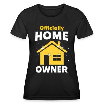 Home Homeowner House Purchase Home Buyer - Women's Functional T-Shirt - black - Front - AI Model Female 172 light (172cm)