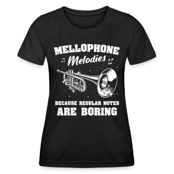 Mellophone - Women's Functional T-Shirt - black - Front - AI Model Female 172 light (172cm)