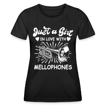 Mellophonist - Women's Functional T-Shirt - black - Front - AI Model Female 172 light (172cm)