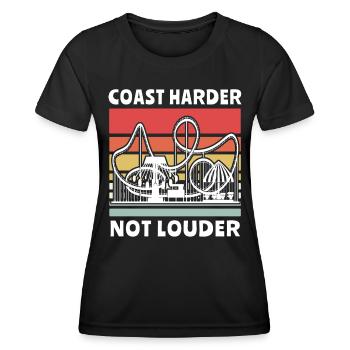 Roller Coaster Roller Coaster Riders - Women's Functional T-Shirt - black - Front - AI Model Female 172 light (172cm)