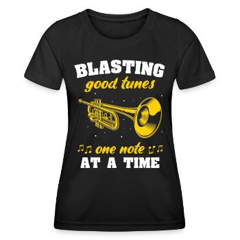Mellophone Musician Mellophonist - Women's Functional T-Shirt - black - Front - AI Model Female 172 light (172cm)