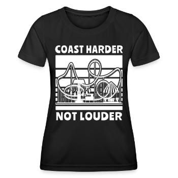 Roller coaster - Women's Functional T-Shirt - black - Front - AI Model Female 172 light (172cm)