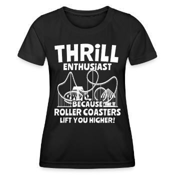 Roller coaster - Women's Functional T-Shirt - black - Front - AI Model Female 172 light (172cm)
