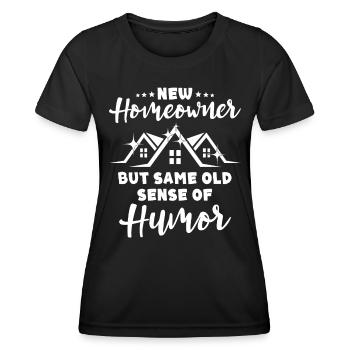 Homeowner - Women's Functional T-Shirt - black - Front - AI Model Female 172 light (172cm)