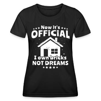 Homeowner - Women's Functional T-Shirt - black - Front - AI Model Female 172 light (172cm)