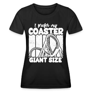 Roller coaster - Women's Functional T-Shirt - black - Front - AI Model Female 172 light (172cm)