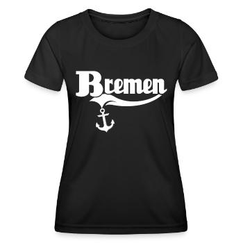 Bremen Sayings - Women's Functional T-Shirt - black - Front - AI Model Female 172 light (172cm)