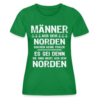 Norden Nordener - Frauen Funktions-T-Shirt - Kelly Green - Vorne - AI Model Female 172 dark (172cm)