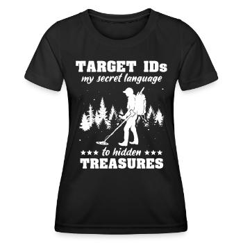 Dirt Fishing Sondelgänger - Frauen Funktions-T-Shirt - Schwarz - Vorne - AI Model Female 172 light (172cm)