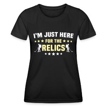 Relic Seeker Probes - Women's Functional T-Shirt - black - Front - AI Model Female 172 light (172cm)