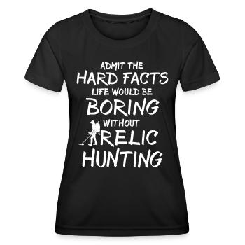 Treasure Hunter Relic Hunter - Women's Functional T-Shirt - black - Front - AI Model Female 172 light (172cm)