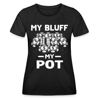 Poker Pokern - Frauen Funktions-T-Shirt - Schwarz - Vorne - AI Model Female 172 light (172cm)