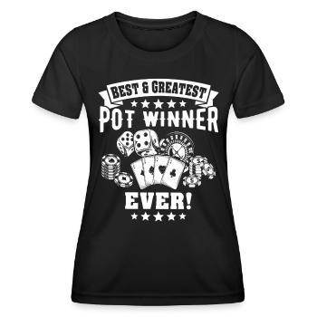 Casino - Women's Functional T-Shirt - black - Front - AI Model Female 172 light (172cm)