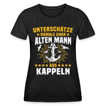 Kappeln Unterschätze Kappelner Mann - Frauen Funktions-T-Shirt - Schwarz - Vorne - AI Model Female 172 light (172cm)