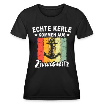Zinnowitz Sprüche - Frauen Funktions-T-Shirt - Schwarz - Vorne - AI Model Female 172 light (172cm)