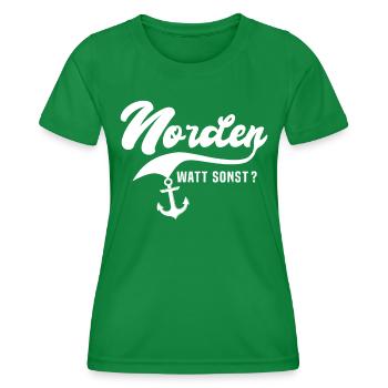 Norden Sprüche - Frauen Funktions-T-Shirt - Kelly Green - Vorne - AI Model Female 172 dark (172cm)