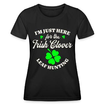 Irish Ireland St. Patrick's Day - Women's Functional T-Shirt - black - Front - AI Model Female 172 light (172cm)