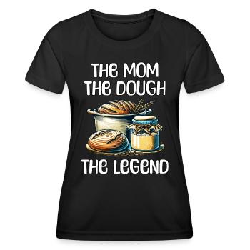 Sourdough Mother's Day - Women's Functional T-Shirt - black - Front - AI Model Female 172 light (172cm)